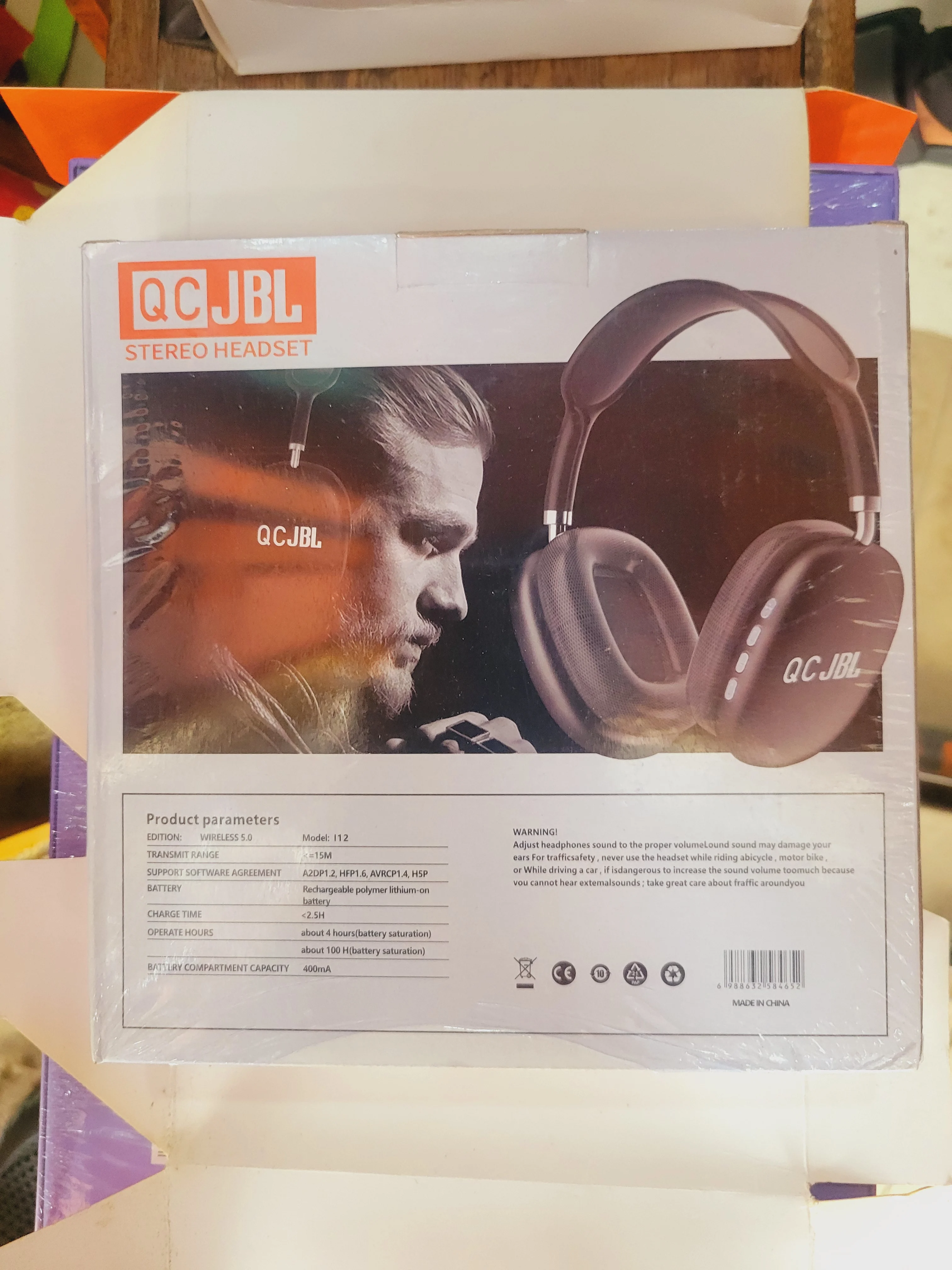 QC JBL I12 Stereo Headset - Thumbnail 2