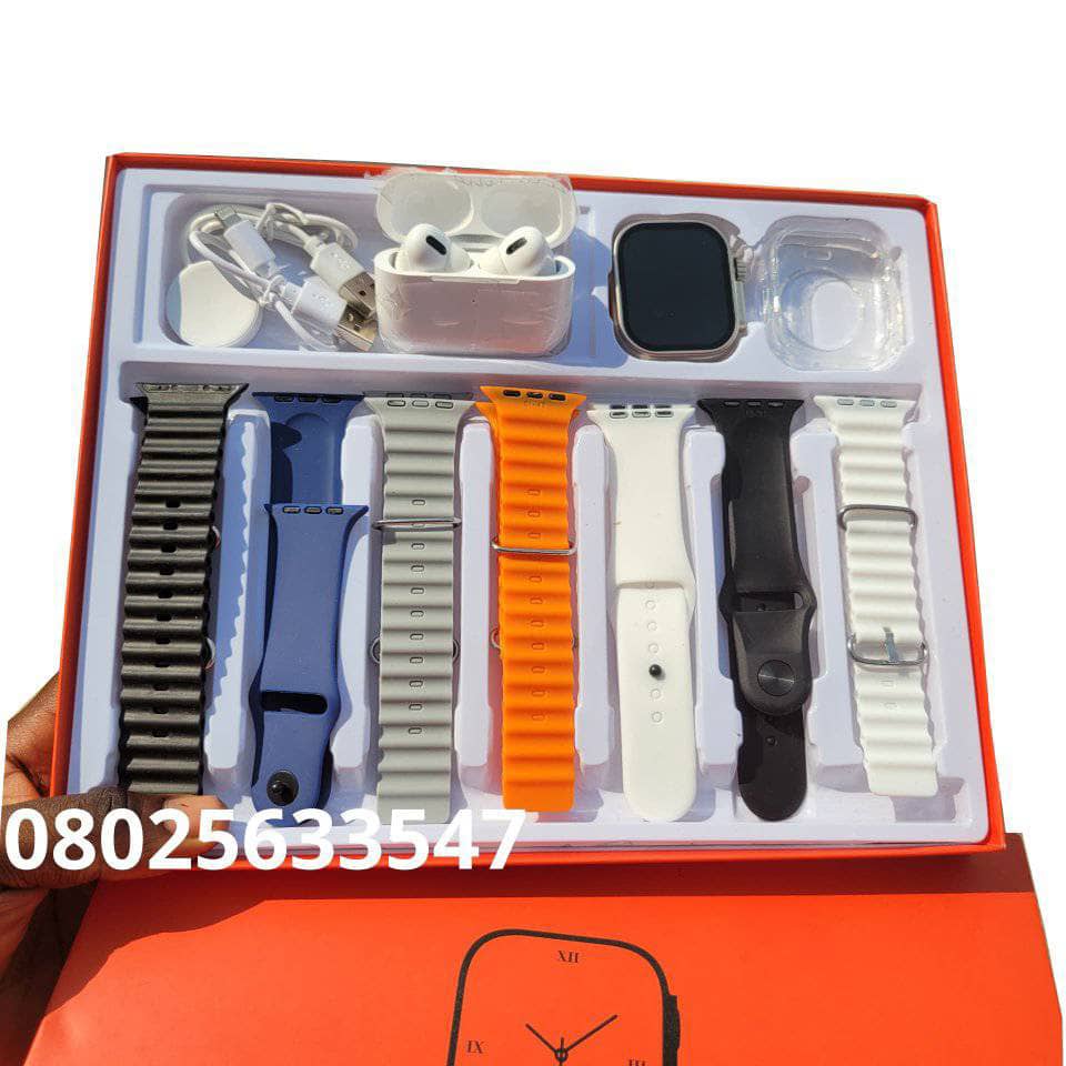 7-in-1 Smart Watch + Free Earpod