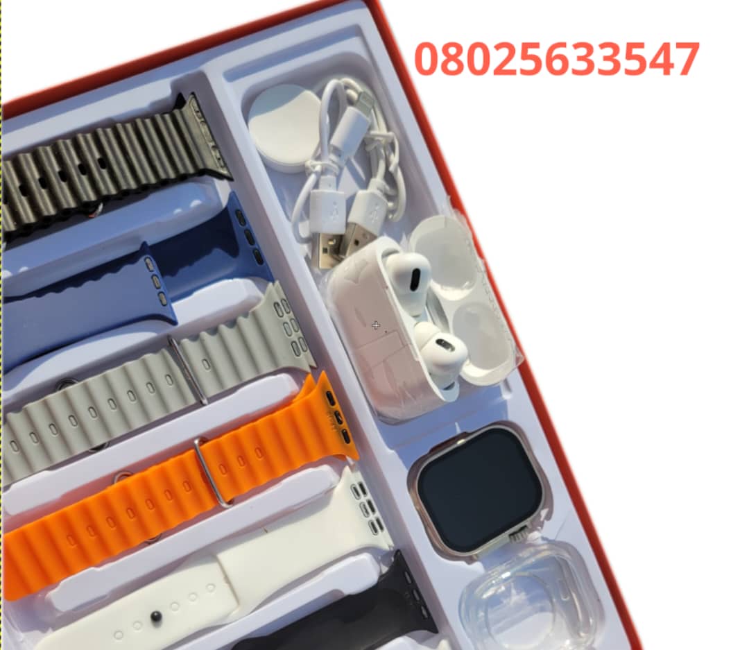 Ultra Smart Watch (7-in-1) + Free Earpod - Thumbnail 3